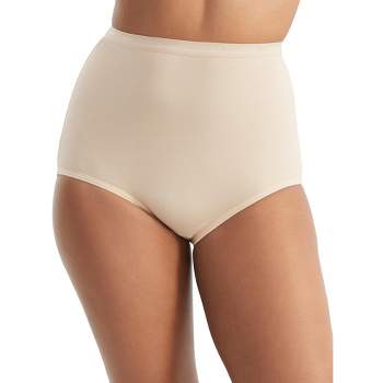 Warner's Women's No Pinching. No Problems. Cotton Hi-cut Brief - Rt2091p L  Toasted Almond : Target