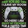 Men's Design By Humans Enjoy My Presence Video Game Controller By T-Shirt - 2 of 2