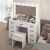 White Vanity Desk Set - 4 of 4