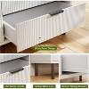 Nasitip 5 Wave Fluted Drawer Dresser, 37.4''Tall Dresser Chest of Drawers, Wood Storage Dresser Organizer for Bedroom Living Room - 3 of 4