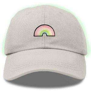 Dalix Robot Embroidered Glow in the Dark Retro Dad Hat Cotton Baseball Cap Adjustable Mens - 1 of 4