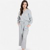 Anna-Kaci Women's Long Sleeve Pullover and Wide Leg Pants Lounge Set - 2 of 4