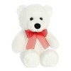 Aurora Small Bear Cuddly Stuffed Animal White 8" - image 2 of 4