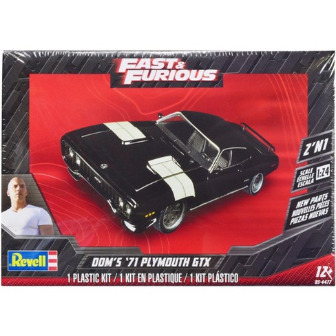 Level 4 Model Kit Dom's 1971 Plymouth GTX "Fast & Furious" 1/24 Scale Model by Revell - image 1 of 4