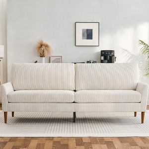 Dyonery 88" Loveseat Sofa, Comfy Couches for Living Room, Modern Oversized Love Seat Sofa, Large Couches for Bedroom Office - 1 of 4