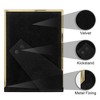 REGALWOVEN Home Room Modern Brushed Aluminum Real Glass Photo Frame - 3 of 4
