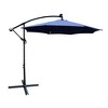 CAVINAS 10 FT Patio Umbrella with LED Light and Crank,8 Ribs Market Patio Umbrella with Cross Base for Backyard,Poolside,Deck - 4 of 4