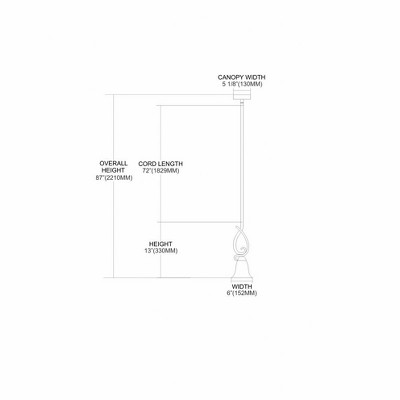 Brighton Brushed Nickel Mini Pendant with White Glass Shade