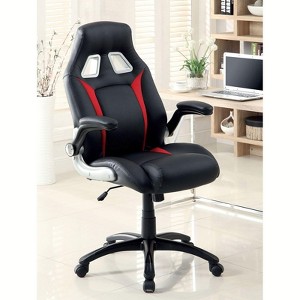 NicBex Adjustable Ergonomics Gaming Chair 360° Swivel Chair with Wheels,Black/Red Computer Chair for Office&Home,Versatile Leisure Chair - 1 of 4