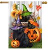Briarwood Lane House Flag 40x28 For Outdoor Halloween Kittens and Jacks For Halloween House Flag - 4 of 4