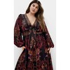 Women's Plus Size Ivanna Maxi Dress - ruby | CITY CHIC - 3 of 4