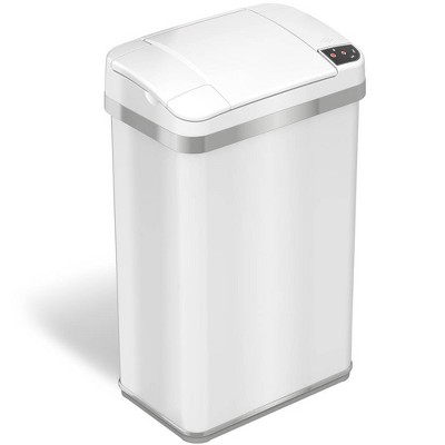 halo quality 4gal Multifunction Sensor Trash Can White