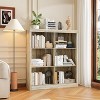 6 Cube Storage Bookshelf, 53" Tall Bookcase with Anti-Tip Design, Modern Freestanding Organizer Shelf for Living Room, Bedroom, Home Office - 4 of 4