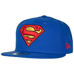 Adult Superman Symbol Blue New Era 59Fifty Fitted Hat - 1 of 4
