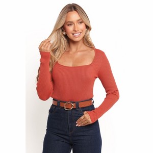 Petal and Pup Shani Ribbed Knit Top - 1 of 4