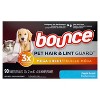 Bounce Pet Hair and Lint Guard Mega Dryer Sheets with 3X Pet Hair Fighters, Fresh Scent, 90 Count - 2 of 4