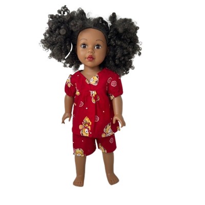 Doll Clothes Superstore Red Teddy Pajamas Fit Our Generation American Girl And My Life Dolls