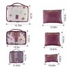Racxily 9Pcs/Set Clothes Storage Bags Water-Resistant Travel Luggage Organizer Clothing Packing Cubes for Blouse Hosiery Stocking - 4 of 4