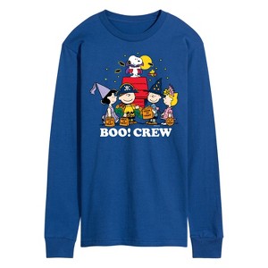 Men's - Peanuts - Boo Crew Long Sleeve Graphic T-Shirt - 1 of 4