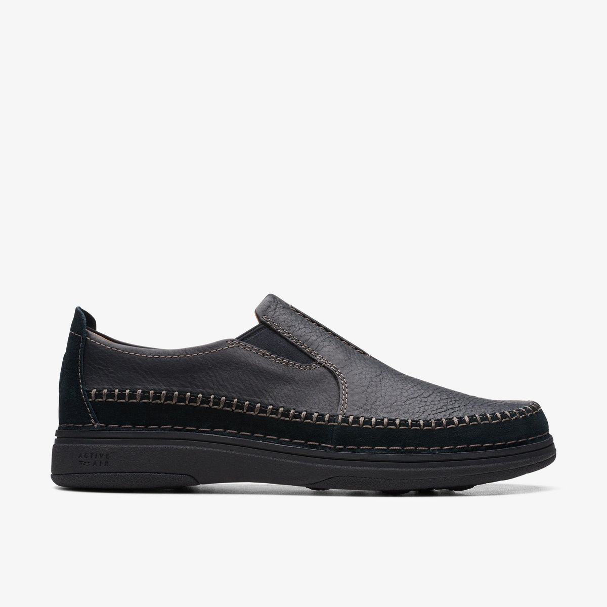 Clarks Mens Nature 5 Walk Black Combi Shoes