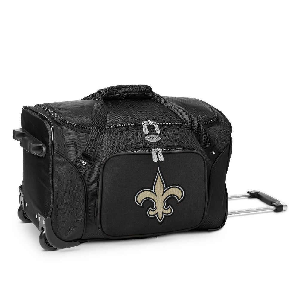 Photos - Travel Bags NFL New Orleans Saints Mojo 22" Rolling Duffel Bag