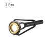 Unique Bargains Stainless Steel Ring Guide Fishing Rod Tip Repair Kits 3 Pcs - 3 of 4