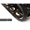 RugSmith Bronze Moulded Trellis Half-round Rubber Doormat Doormat - 4 of 4