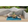 Mad Mats Palm Leaf Deep Turquoise - 2 of 4