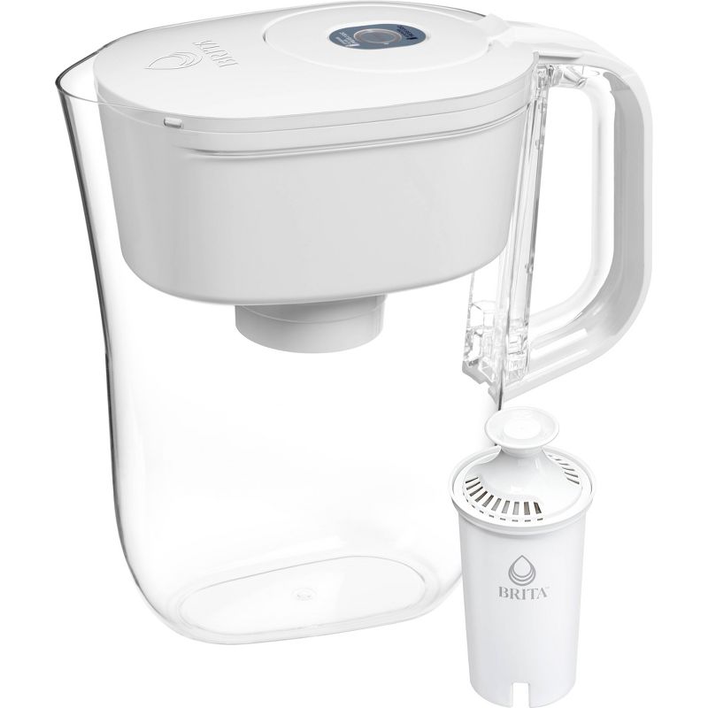 Brita Water Filter 6-Cup Denali Water Pitcher Dispenser with Standard Water Filter, 1 of 23
