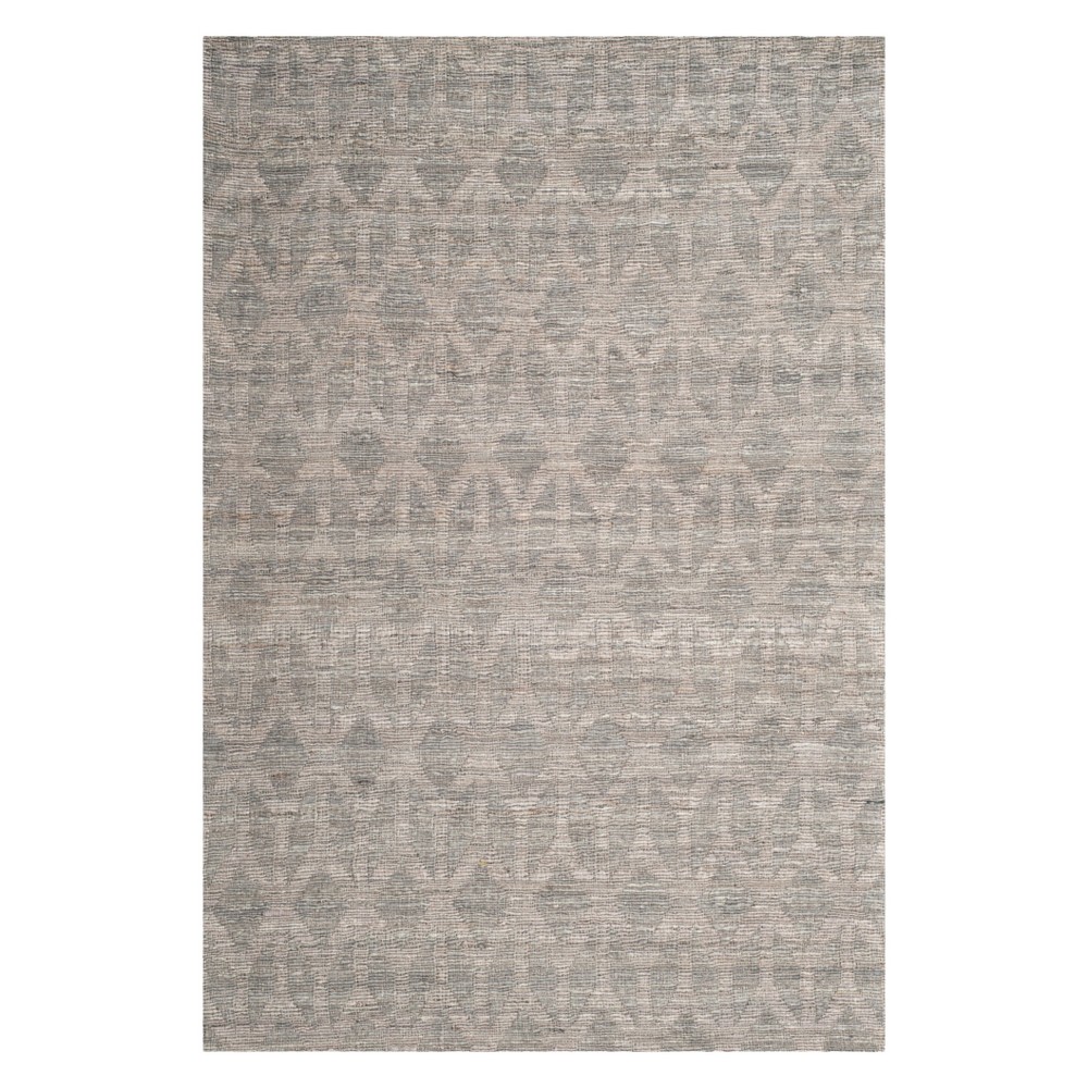 4'x6' Geometric Design Area Rug Gray/Gold - Safavieh