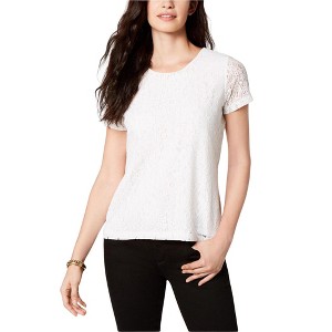 Tommy Hilfiger Womens Lace Pullover Blouse - 1 of 1