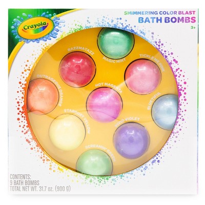 Crayola Jumbo Bath Bomb Set - 31.7oz/9pk