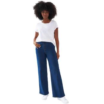 KISSPLUS Plus Size Baggy Jeans for Women High Waist Loose Women Jeans Curvy  Stretchy Denim Pants for Women (58,Dark Blue,12W) at  Women's Jeans  store