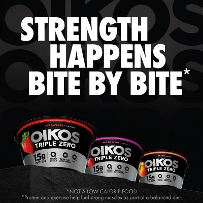 Oikos Triple Zero Greek Yogurt - 12ct
