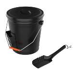 Nature Spring Ash Bucket with Lid- 4.75 Gallon