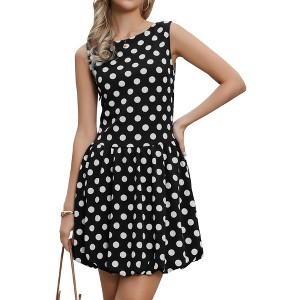 princess polly baby blue dress Cute Entrance Polka Dot Ruffle Skater Dress