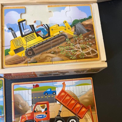 Melissa & Doug Construction Jigsaw Puzzles in a Box – Crib & Kids