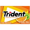 Trident Tropical Twist Wallet Chewing Gums - 14pc - 2 of 4