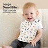 KeaBabies 8-Pack Organic Baby Bibs for Boy, Girl, Drool Bibs, Baby Bib for Girls, Boys,  Newborn Teething Bibs - 3 of 4