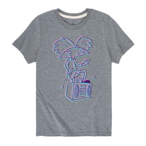 Boys' - Hey Arnold! - 3D Arnold Short Sleeve Graphic T-Shirt - 1 of 4