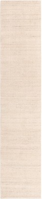Vanilla Bean Hand-Knotted Wool Runner Rug, Indoor Easy Care