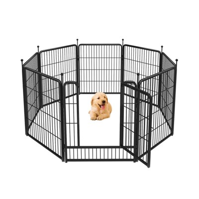 FXW Rollick Dog Playpen for Indoor, Yard, RV Camping, Panels for Puppy and Small Dogs│Patented