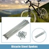 Unique Bargains 14G J Bend Bicycle Steel Spokes 36 Pcs - 2 of 4