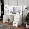 Leila Lighted Makeup Vanity - Boahaus - 2 of 4