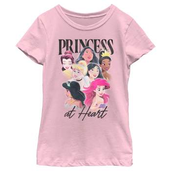Girl's Disney Princess at Heart T-Shirt
