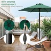 LOVMOR 7.5ft * 7.5ft Patio Umbrella with Crank and Push Button Tilt,Red - 4 of 4