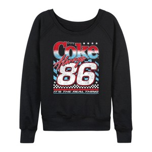Women's - Coca-Cola - Coke American Racing Lightweight French Terry Slouchy - 1 of 4