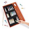 Craftabelle – Arts & Crafts Paint Set for Kids 34pc – Wooden Italian Easel - image 3 of 4