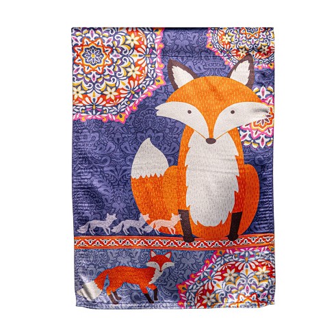 Evergreen Fox in Fall Lustre Garden Flag 12 x 18 Inches Indoor Outdoor Decor - image 1 of 4