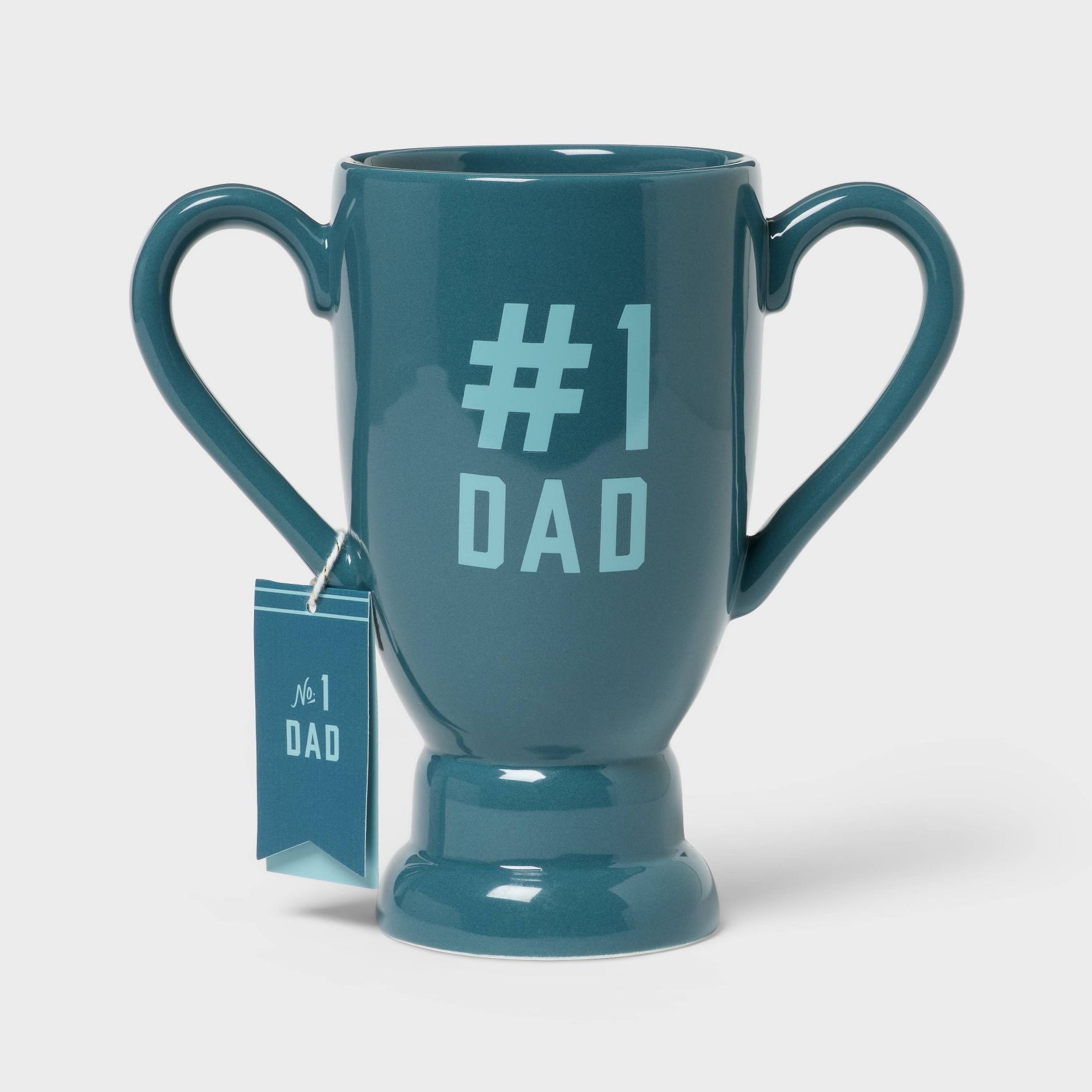 Father's Day '#1 Dad' Ceramic Trophy - Spritz™